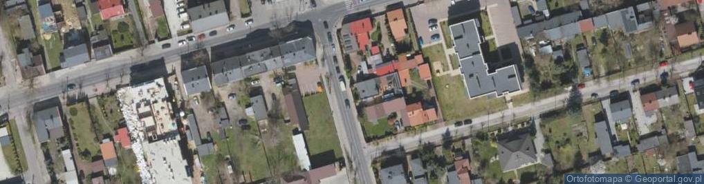 Zdjęcie satelitarne Szczęśliwa ul.