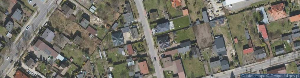 Zdjęcie satelitarne Szczęśliwa ul.