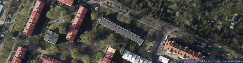 Zdjęcie satelitarne Szklanych Domów ul.