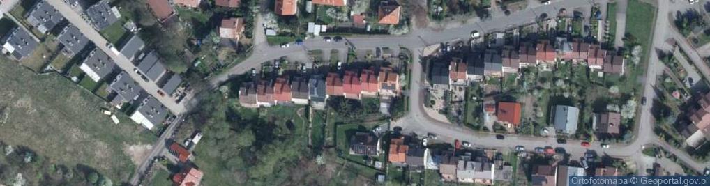 Zdjęcie satelitarne Szarych Szeregów ul.
