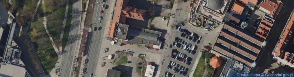 Zdjęcie satelitarne Targ Węglowy ul.