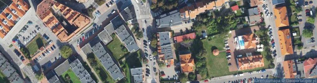 Zdjęcie satelitarne Targowa ul.