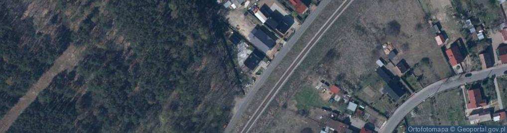 Zdjęcie satelitarne Tama Kolejowa ul.