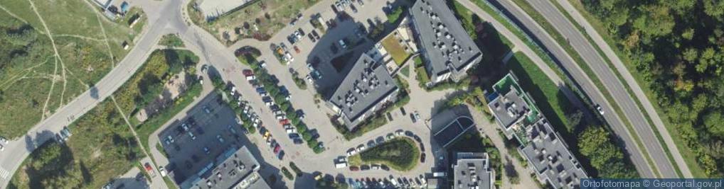 Zdjęcie satelitarne Tęczowy Las ul.