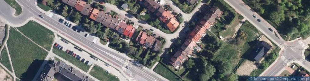 Zdjęcie satelitarne Tęczy ul.