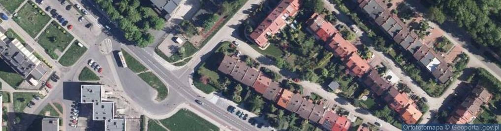 Zdjęcie satelitarne Tęczy ul.