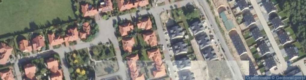 Zdjęcie satelitarne Tenisowa ul.
