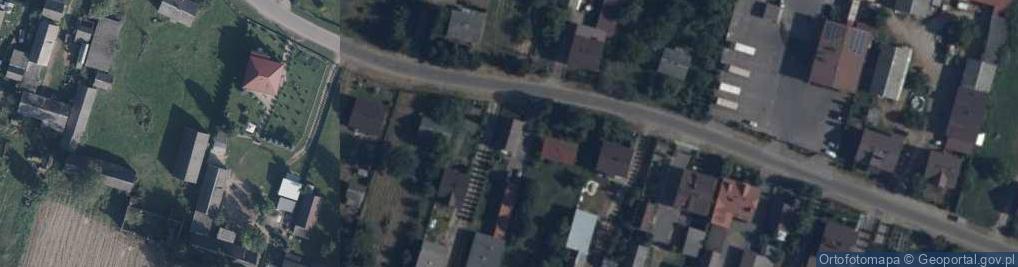 Zdjęcie satelitarne Tęczki ul.