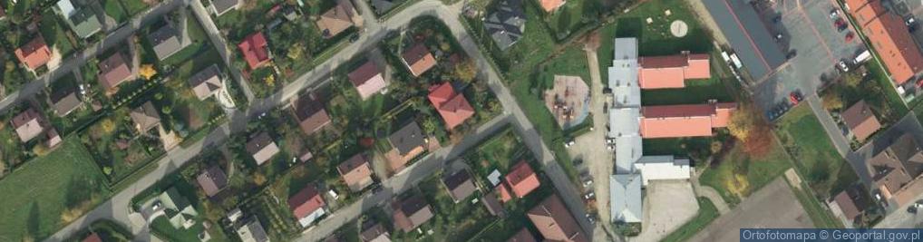 Zdjęcie satelitarne Tęgoborze ul.
