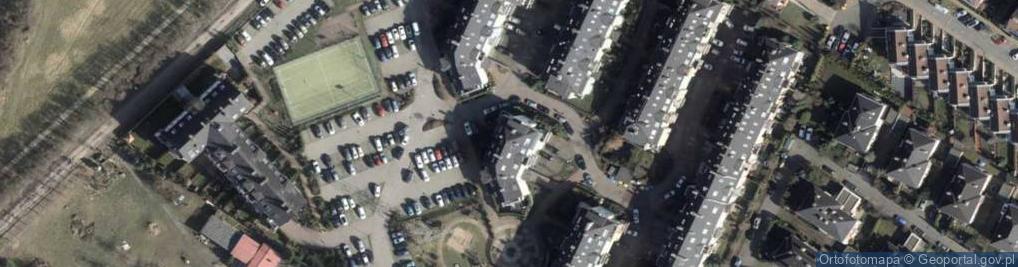 Zdjęcie satelitarne Tęczowe Ogrody ul.