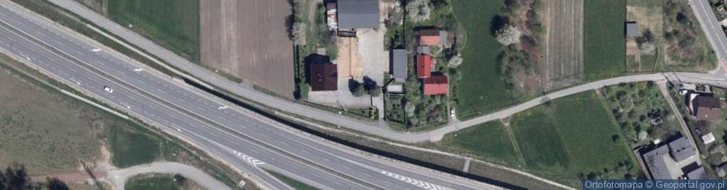 Zdjęcie satelitarne Tkoczów ul.