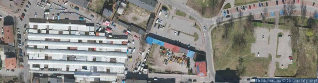 Zdjęcie satelitarne Tkacka ul.