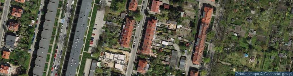 Zdjęcie satelitarne Tkacka ul.