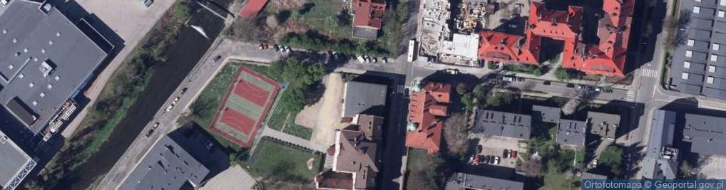 Zdjęcie satelitarne Towarzystwa Szkoły Ludowej ul.
