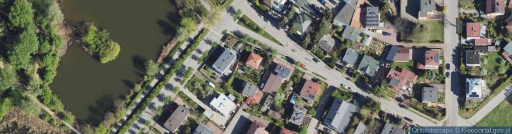 Zdjęcie satelitarne Topolowa ul.
