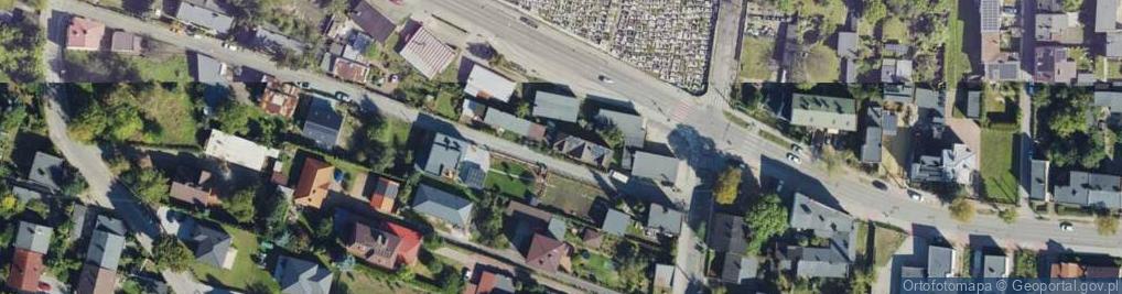 Zdjęcie satelitarne Topolowa ul.