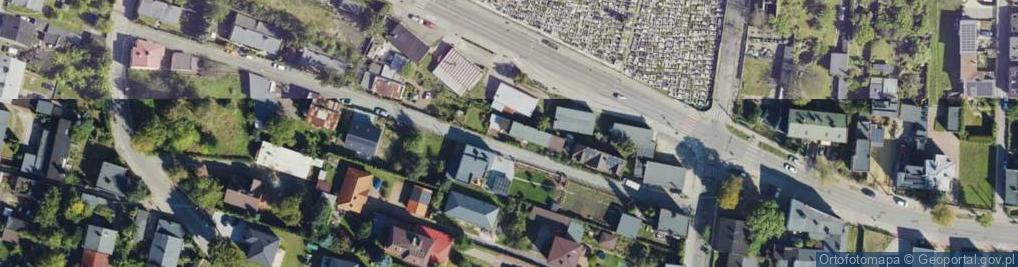 Zdjęcie satelitarne Topolowa ul.