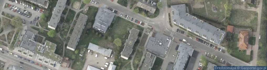 Zdjęcie satelitarne Topolowa ul.