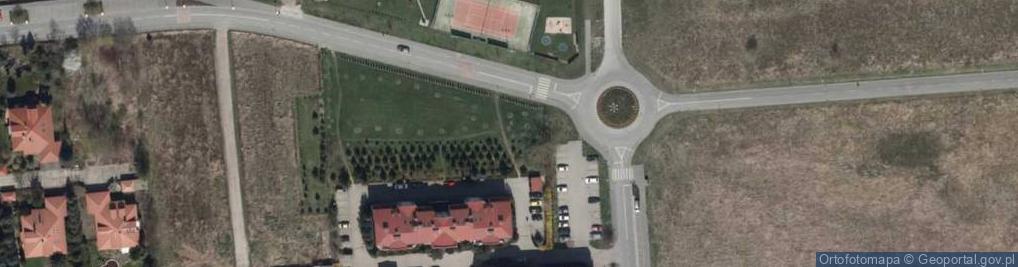 Zdjęcie satelitarne Topolowa ul.