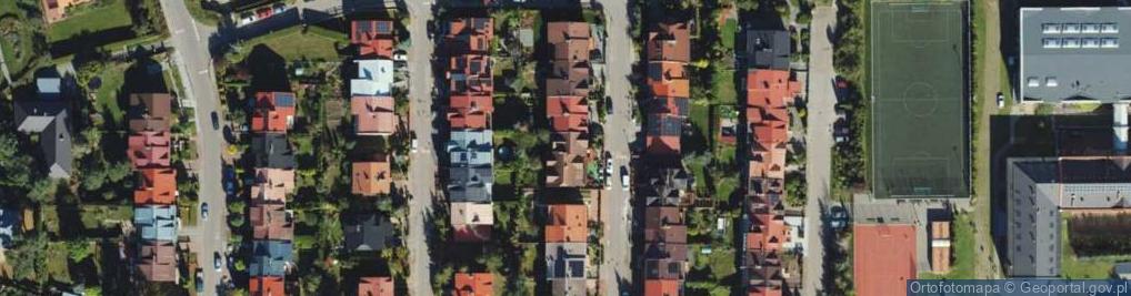 Zdjęcie satelitarne Topolowa ul.