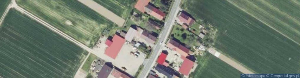 Zdjęcie satelitarne Tomice ul.