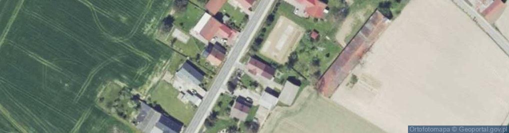 Zdjęcie satelitarne Tomice ul.