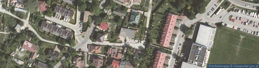 Zdjęcie satelitarne Trawiasta ul.