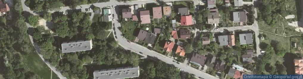 Zdjęcie satelitarne Trybuny Ludów ul.