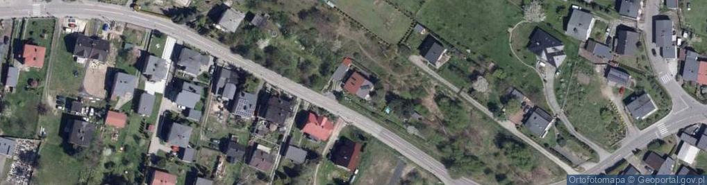 Zdjęcie satelitarne Trzech Krzyży ul.