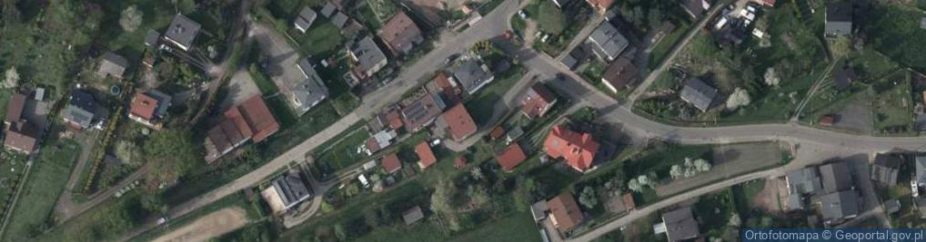 Zdjęcie satelitarne Trzech Krzyży ul.