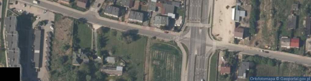 Zdjęcie satelitarne Trzcińska ul.