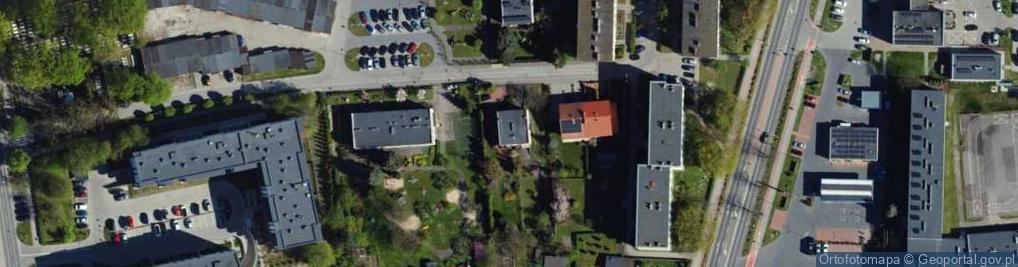Zdjęcie satelitarne Tracza Jana, por. ul.