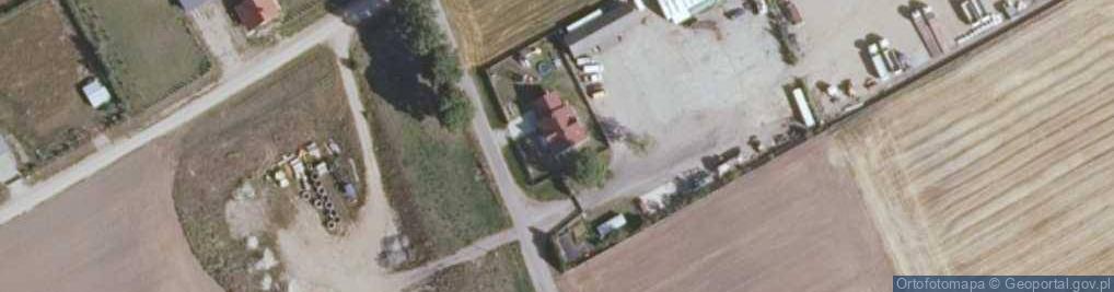 Zdjęcie satelitarne Trzciane ul.