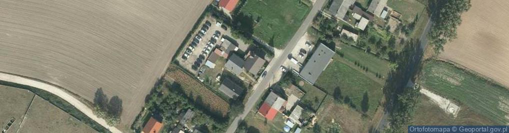 Zdjęcie satelitarne Trzciany ul.