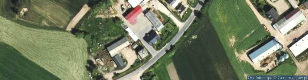 Zdjęcie satelitarne Trzcin ul.