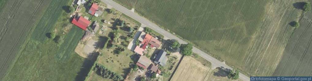 Zdjęcie satelitarne Trzebów ul.