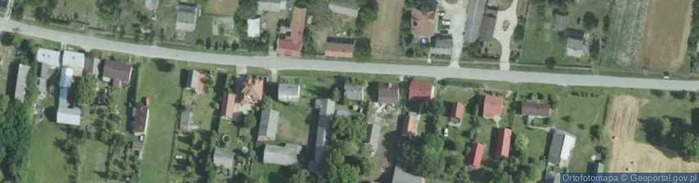Zdjęcie satelitarne Trzonów ul.