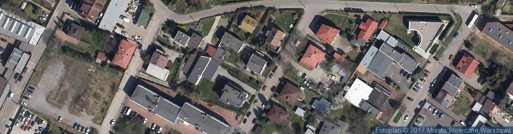 Zdjęcie satelitarne Trojańska ul.