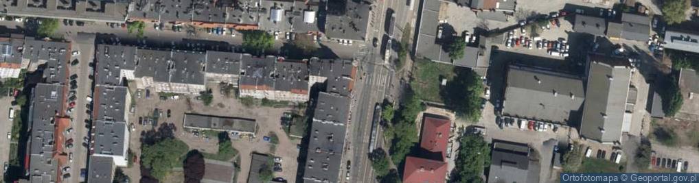 Zdjęcie satelitarne Trzebnicka ul.