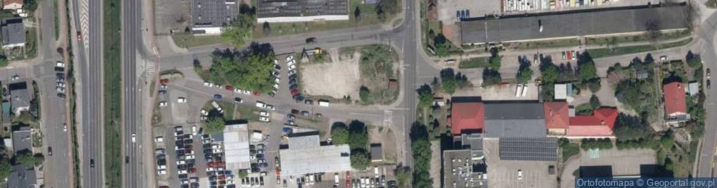 Zdjęcie satelitarne Traktatowa ul.
