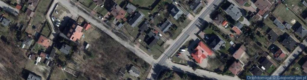 Zdjęcie satelitarne Tuszyńska ul.