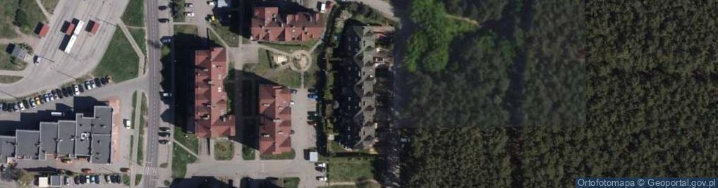Zdjęcie satelitarne Tuchołkowej Stefanii ul.