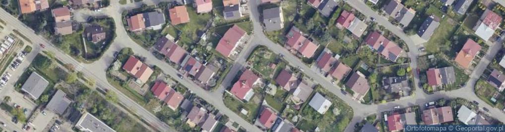 Zdjęcie satelitarne Tulipanowa ul.