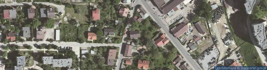 Zdjęcie satelitarne Turniejowa ul.