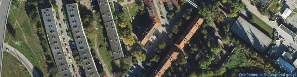 Zdjęcie satelitarne Twarda ul.