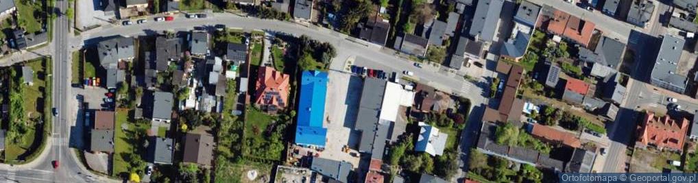 Zdjęcie satelitarne Tylna ul.