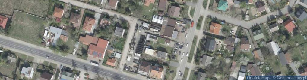 Zdjęcie satelitarne Tysiąclecia ul.