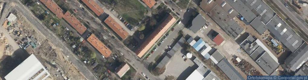 Zdjęcie satelitarne Udzieli Seweryna ul.