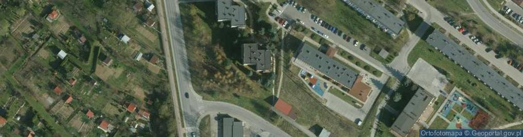 Zdjęcie satelitarne Udzieli Seweryna ul.