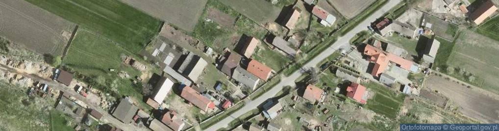 Zdjęcie satelitarne Ujeździec Mały ul.
